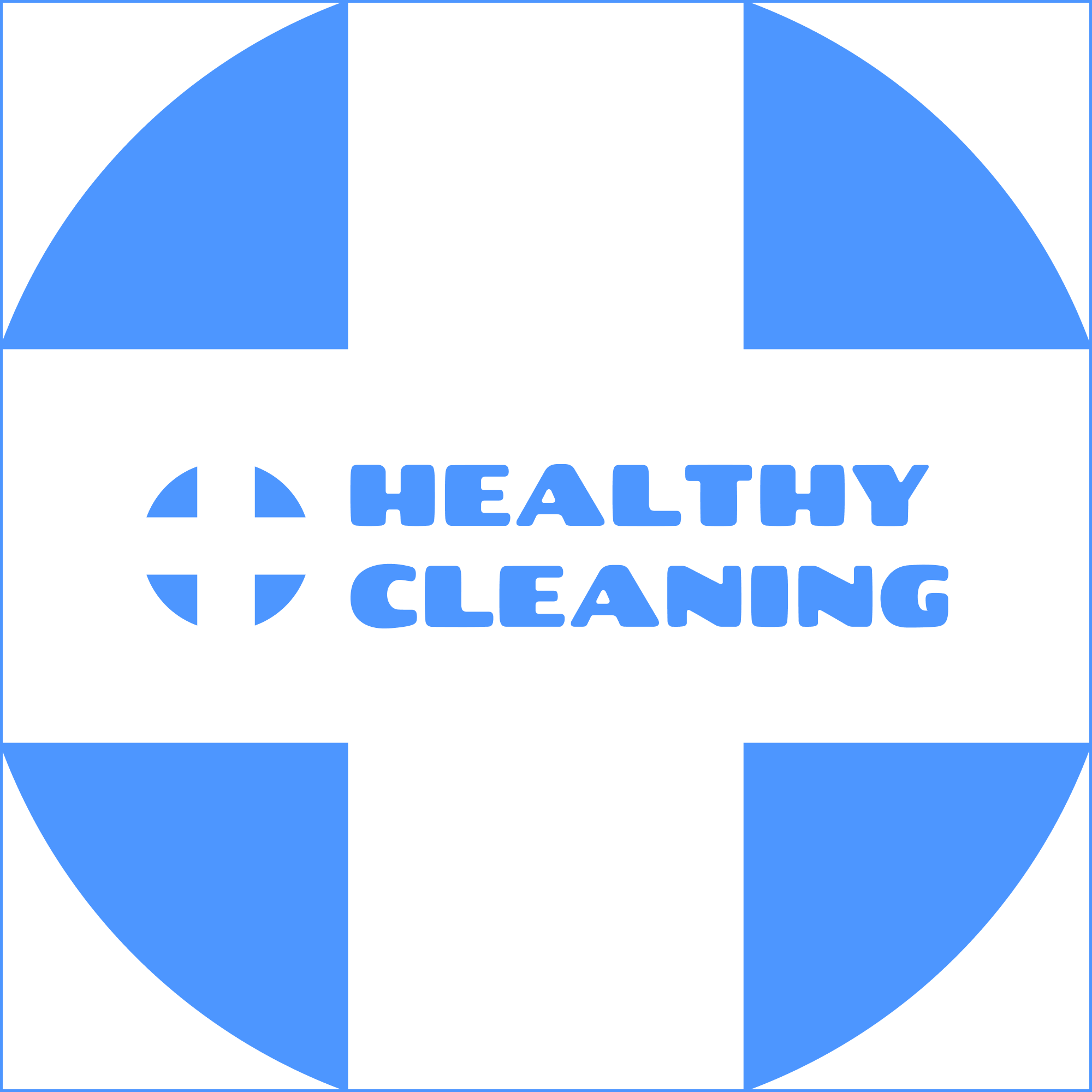 Logo & visual identity for Healthy Cleaning Services in Toronto and GTA